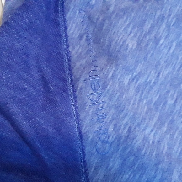 CALVIN KLEIN WOMEN'S 2X PERFORMANCE 2 TONE PURPLE TOP - Picture 8 of 8